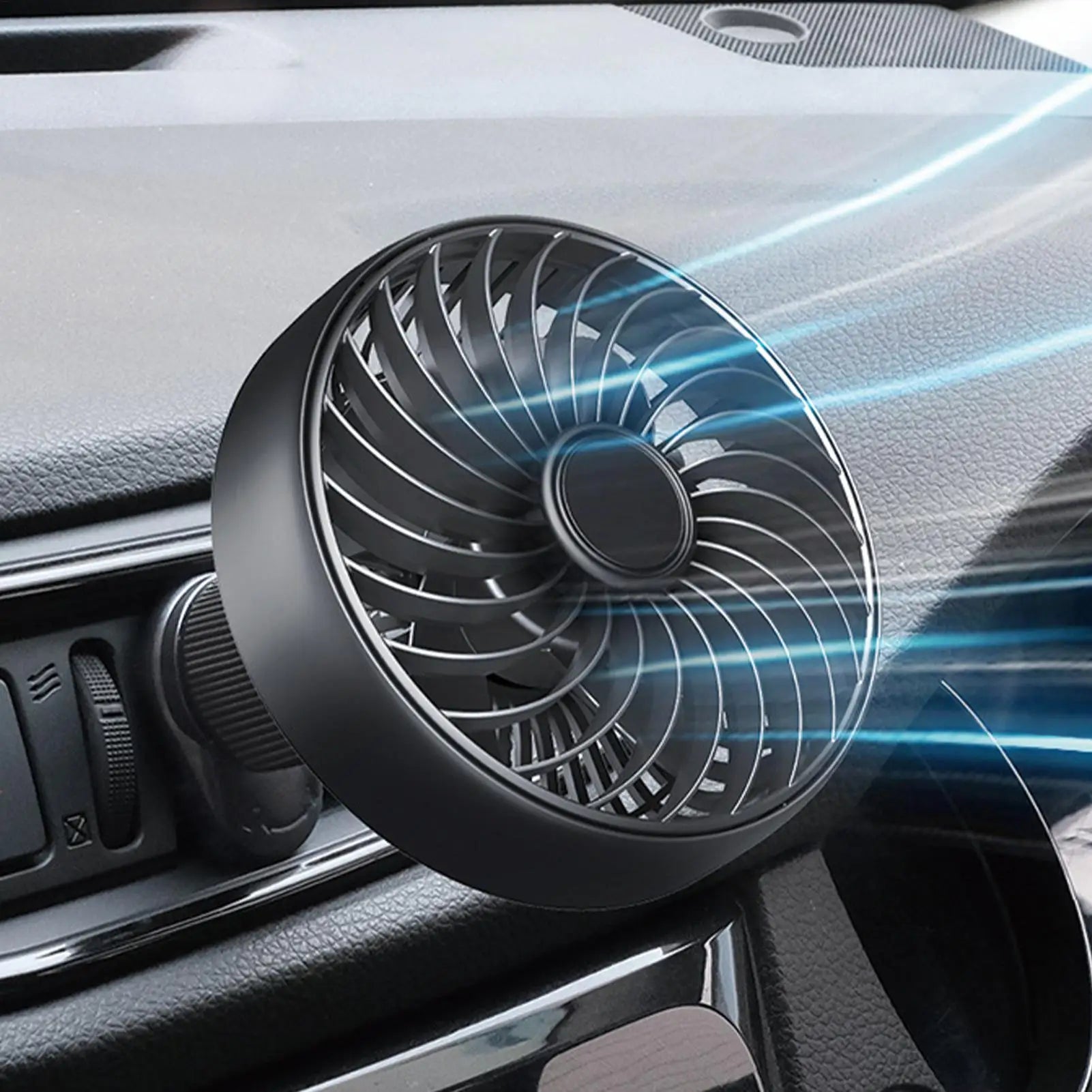 Portable Car Vent Fan- 3 Speed USB Cooling Fan