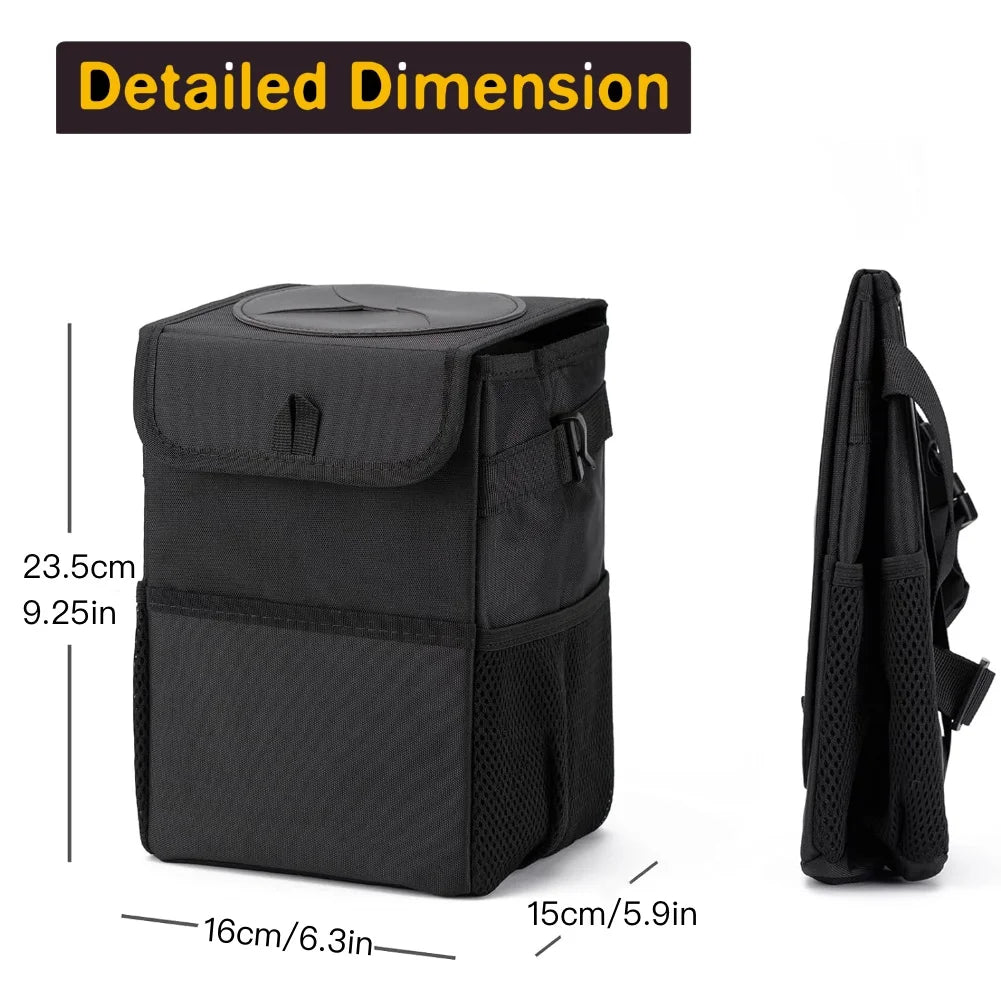 Premium Foldable Car Trash Bin